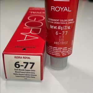 Igora Royal 6-77 Dark Blonde Copper Extra Hair Color Creme